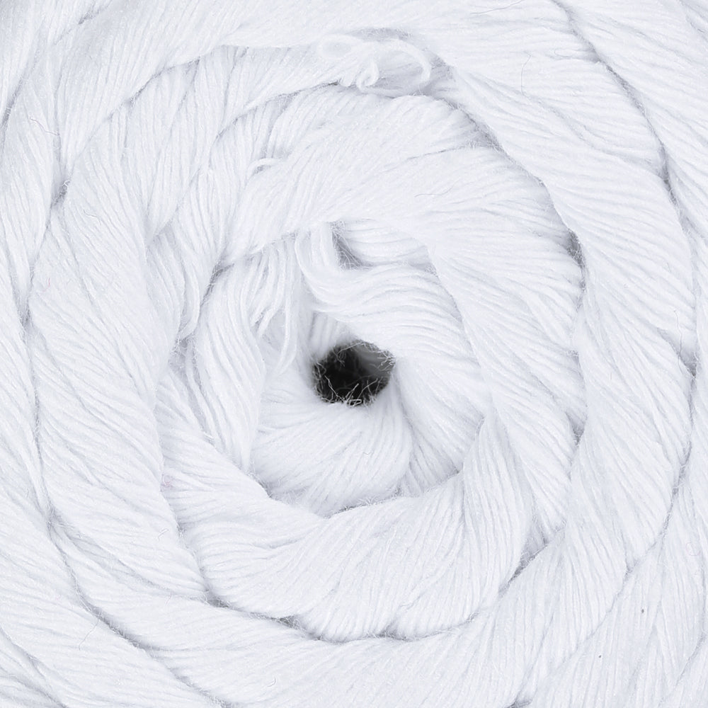 La Mia Boho Slim Yarn, White - L001