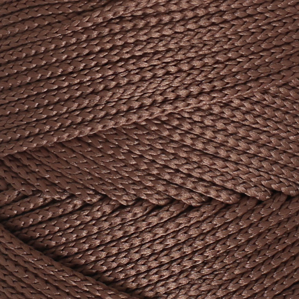 Loren Polyester Soft Macrame Yarn, Brown - LM032