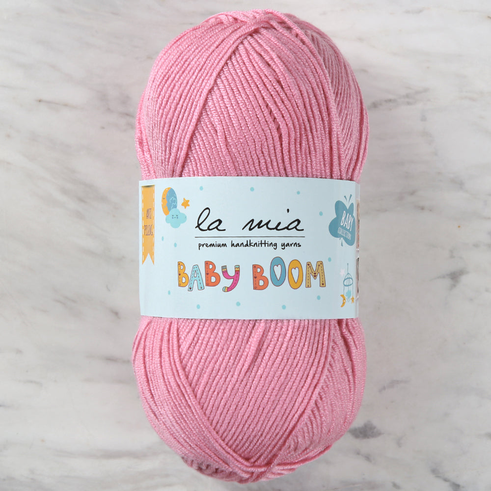 La Mia Baby Boom Yarn, Pink - 744