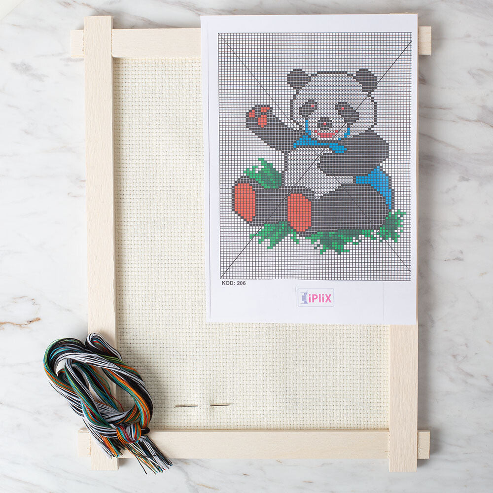 Loren Cross Stitch Kit, Panda - 206