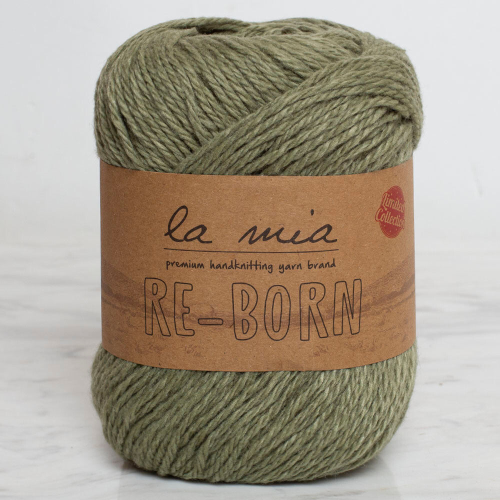 La Mia Re-Born Yarn, Green - L173