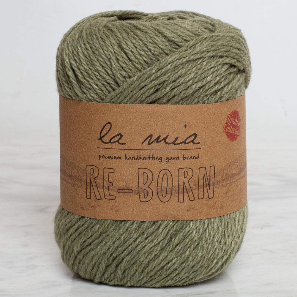 La Mia Re-Born Yarn, Green - L173