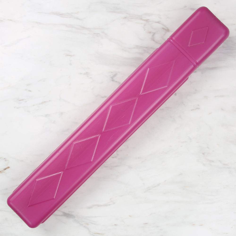 Loren 40 cm Knitting Needle Box, Purple