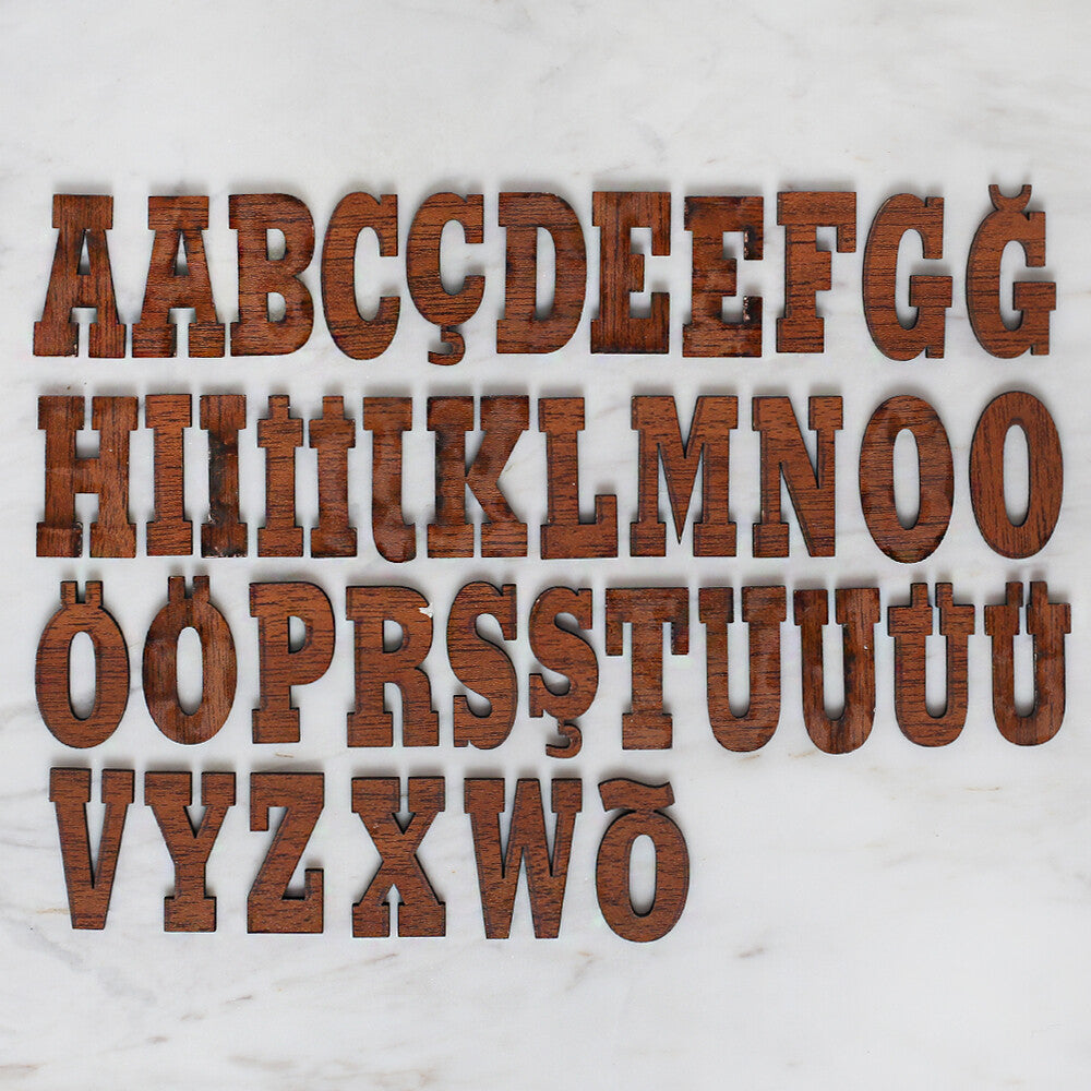 Loren 40 pcs Wooden Letter Set