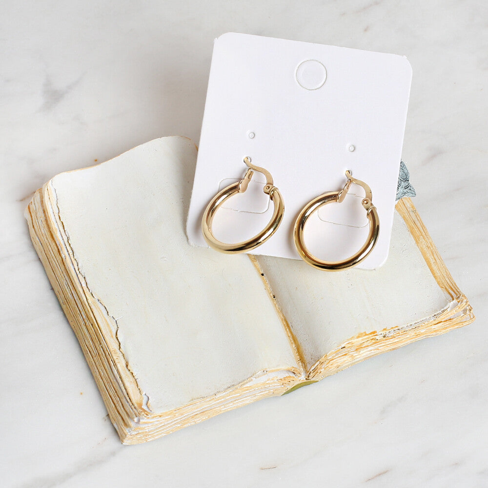 Loren 25 pcs Jewelry (Earring) Card, White