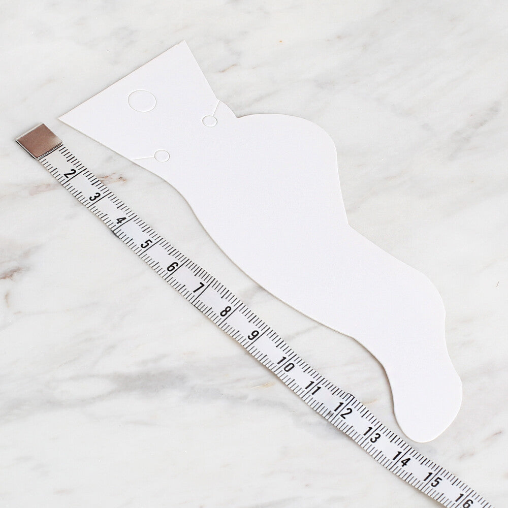 Loren 25 pcs Jewelry (Anklet) Card, White