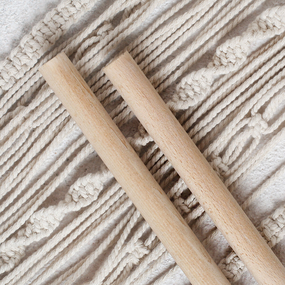 Loren Crafts 2 pcs 20mm 40 cm Macrame Stick