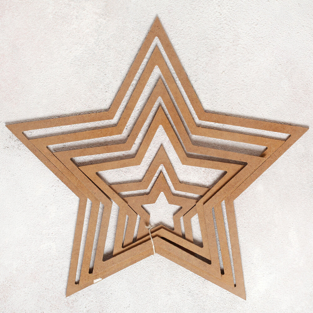 Loren Crafts Star Shaped Macrame Base for Dreamcatcher