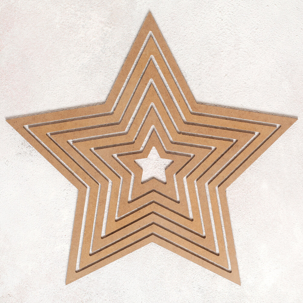 Loren Crafts Star Shaped Macrame Base for Dreamcatcher