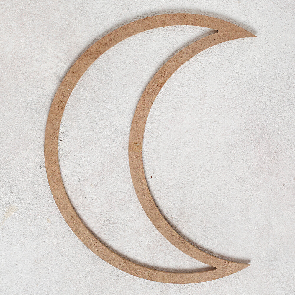 Loren Macrames Crescent Shaped Macrame Hoop