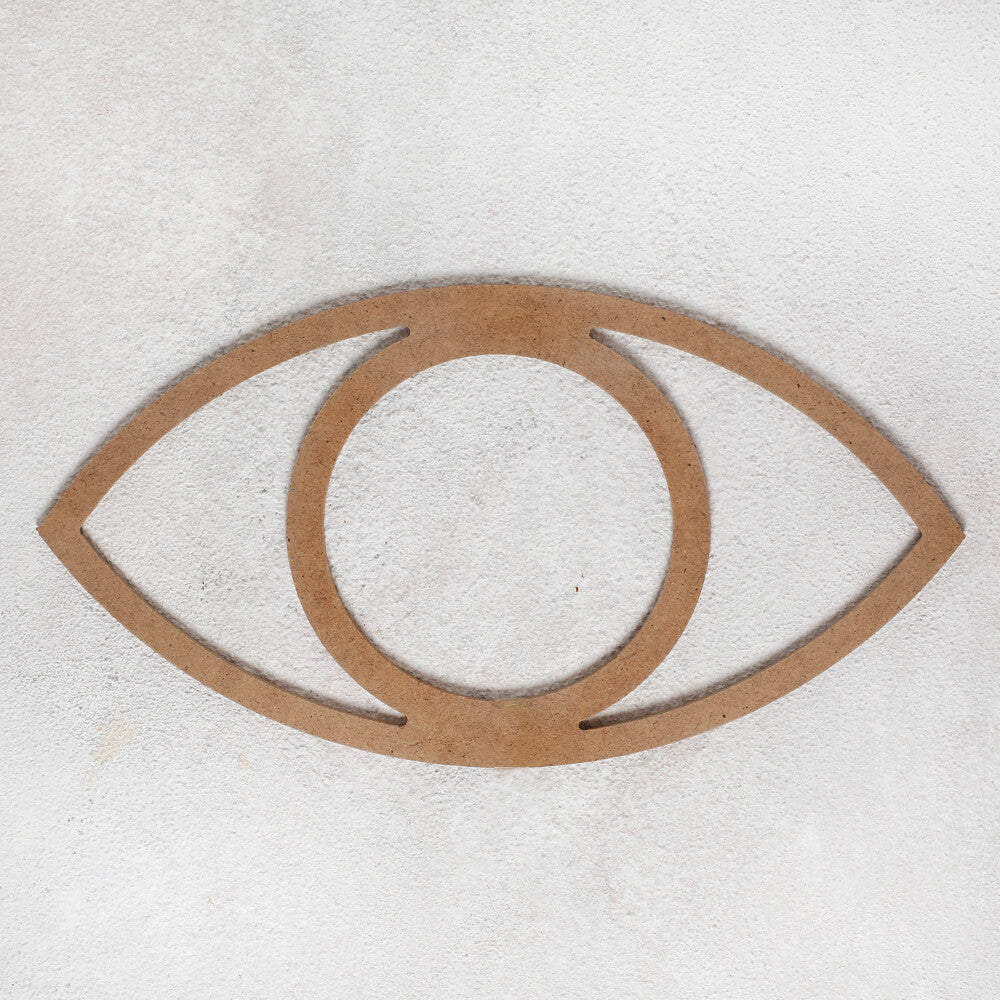 Loren Macrames Eye Shaped Macrame Hoop