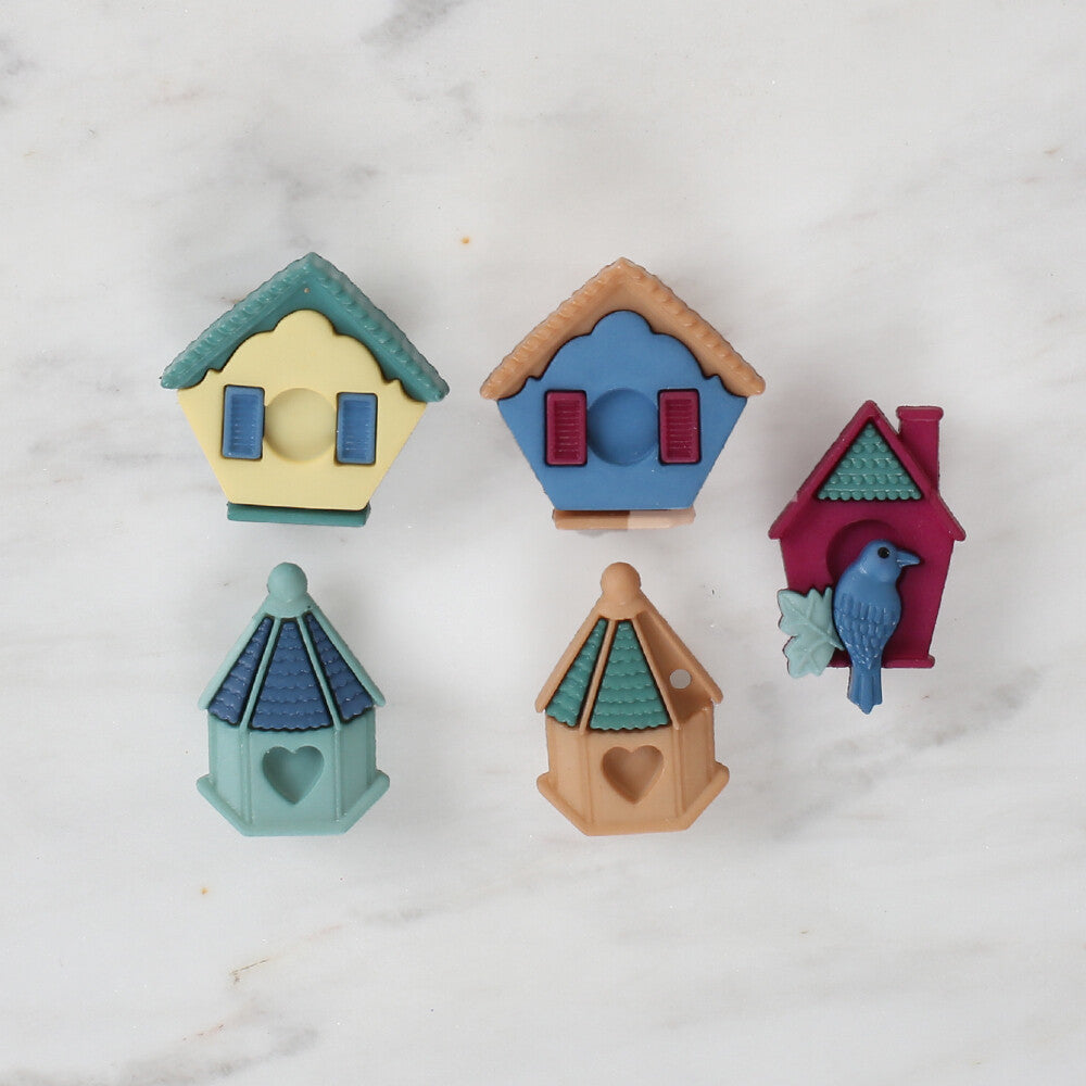 Dress It Up Creative Button Assortment, Bird Neighborhood - 9395