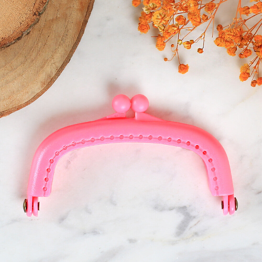 Loren 9 cm Plastic Purse Clasp,Pink