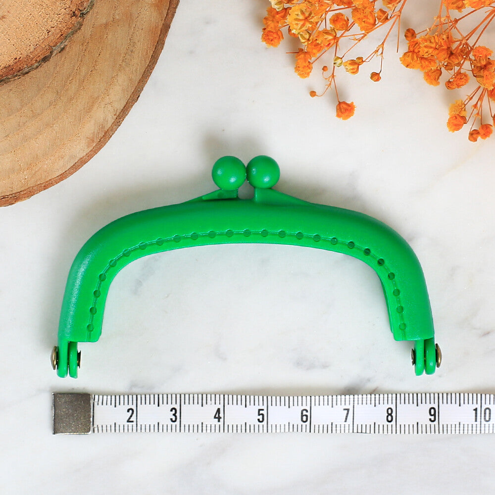 Loren 9 cm Plastic Purse Clasp,Green