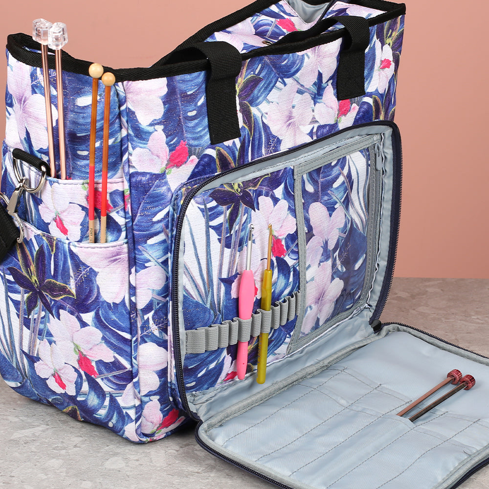 Nas Knitting Bag - Blue