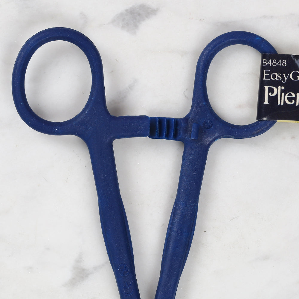 Hemline Easy Grip Scissors Blue - B4848