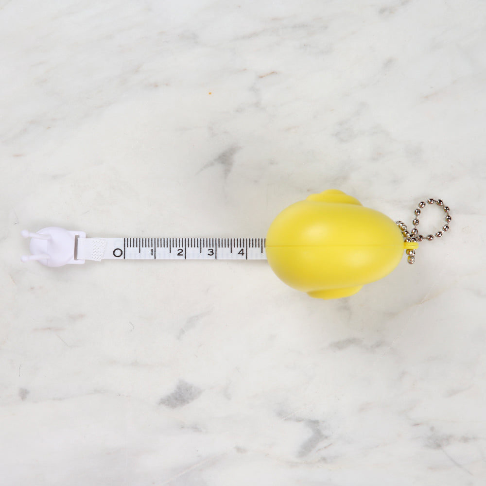 Sew Tasty Snail Tape Measure Yellow 100cm/40