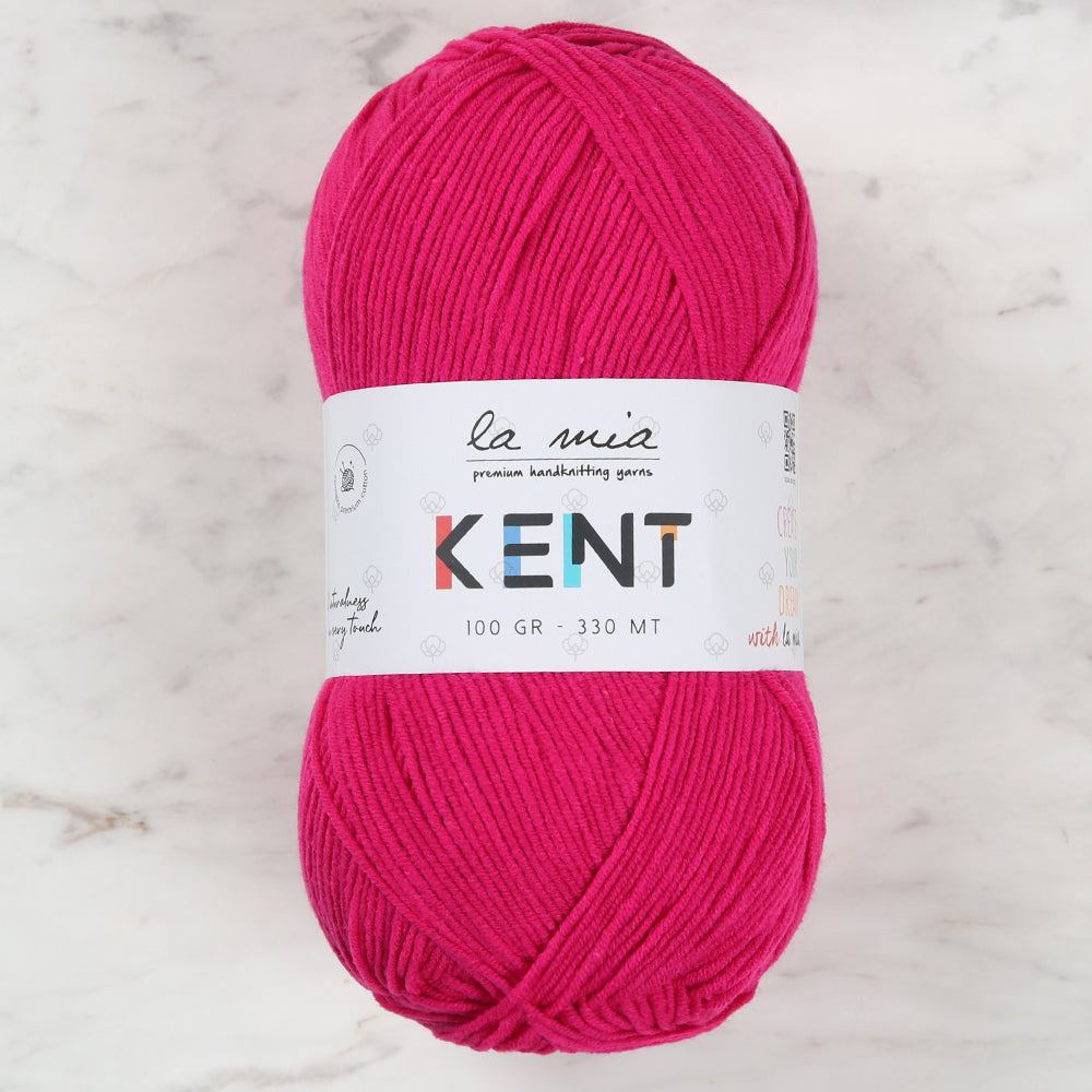 La Mia Kent Hand Knitting Yarn,Fuchsia - L030