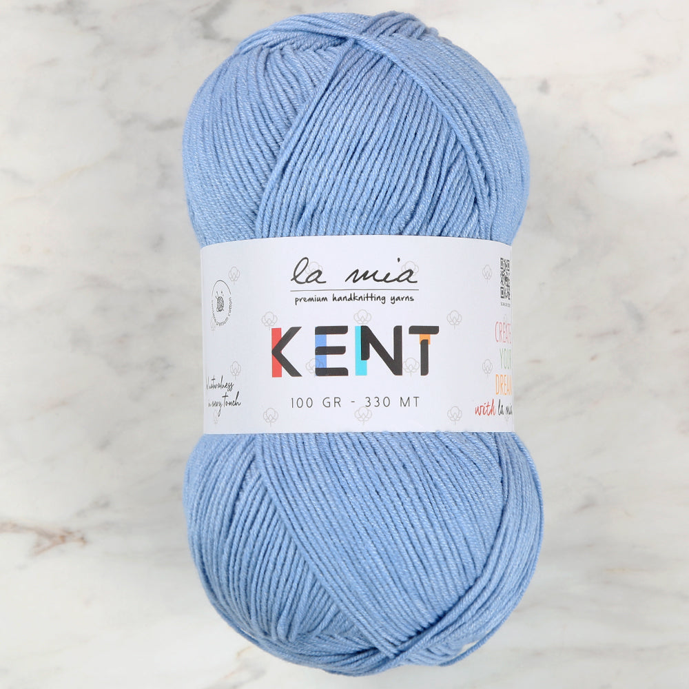 La Mia Kent Hand Knitting Yarn,Blue - L035