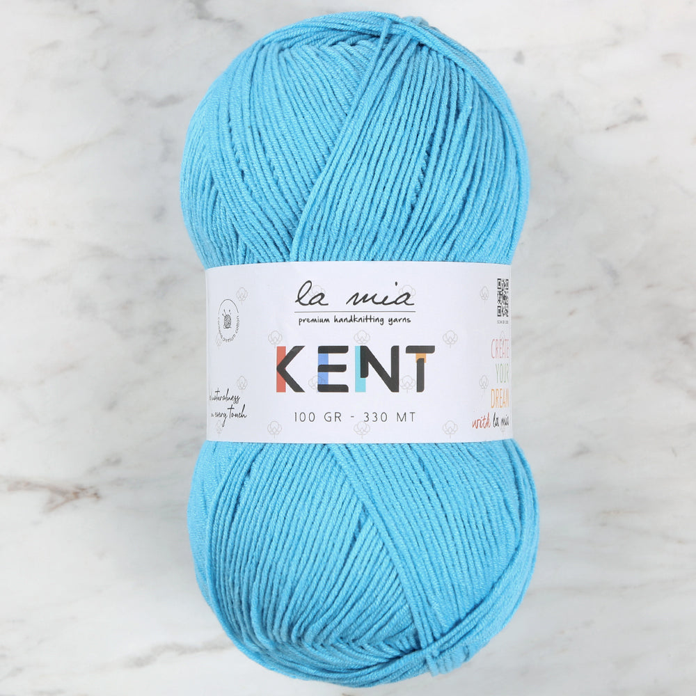 La Mia Kent Hand Knitting Yarn,Turquoise - L123