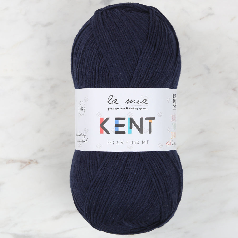La Mia Kent Hand Knitting Yarn,Navy blue - L005