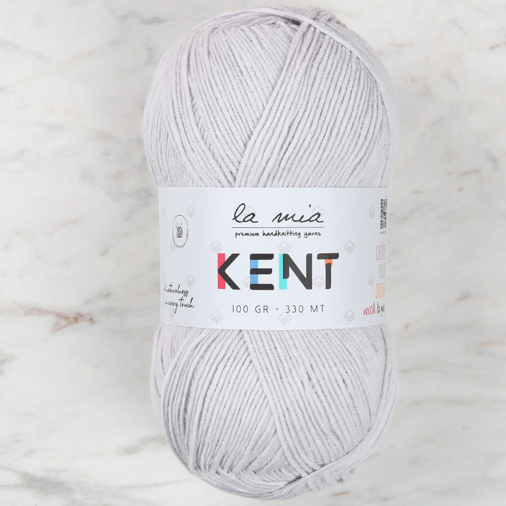 La Mia Kent Hand Knitting Yarn,Light Grey - L110