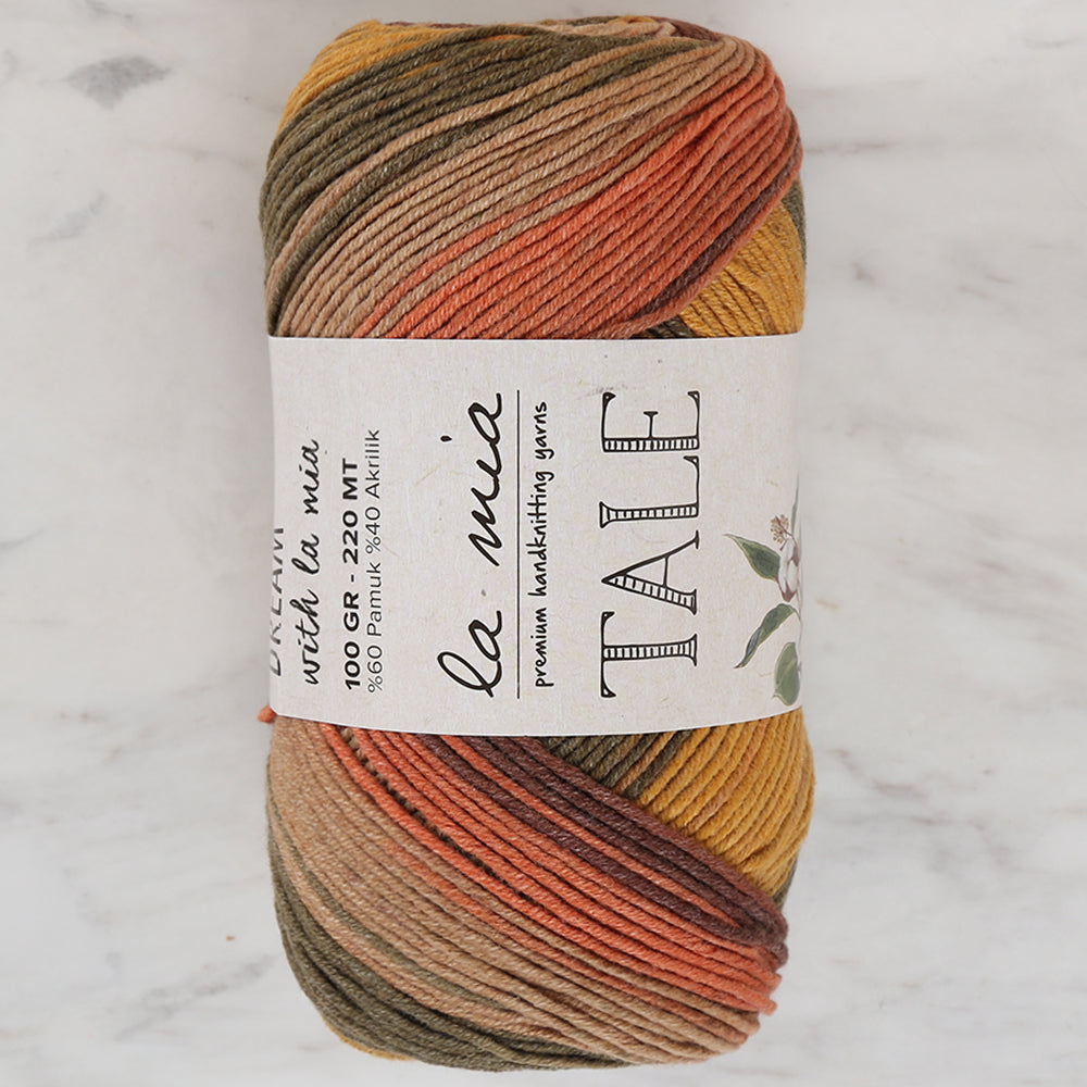 La Mia Tale Hand Knitting Yarn Variegated - LM076
