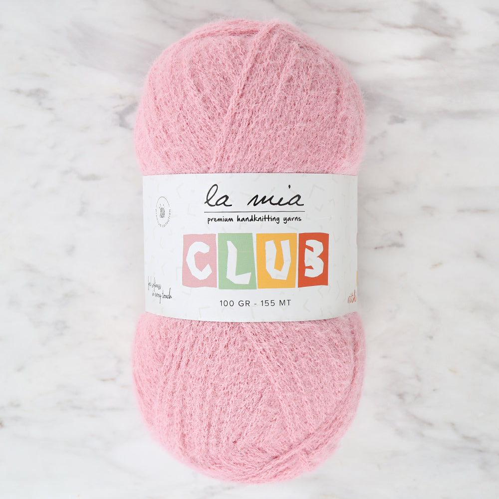 La Mia Club Hand Knitting Yarn Pink - 608