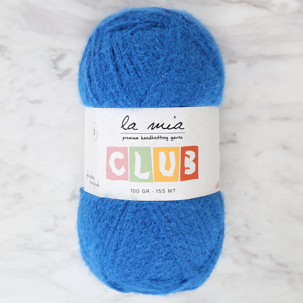 La Mia Club Hand Knitting Yarn Blue - 612