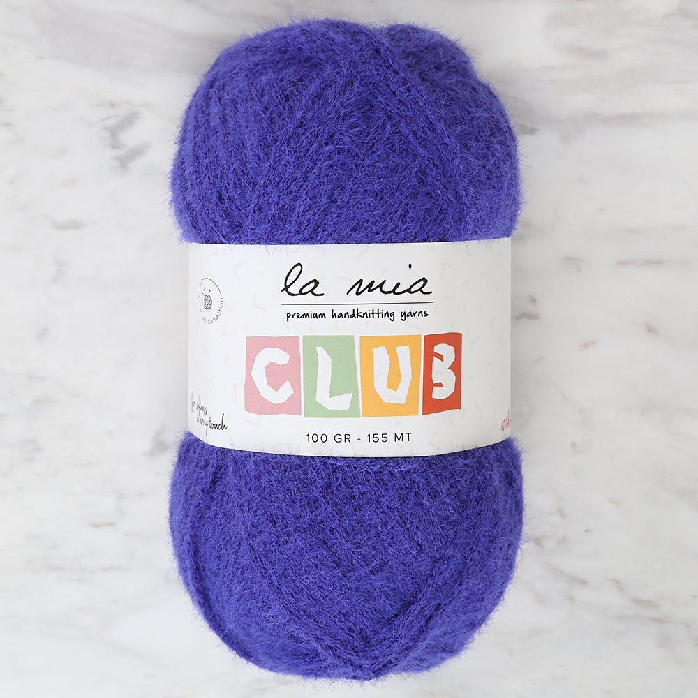 La Mia Club Hand Knitting Yarn Blue - 613