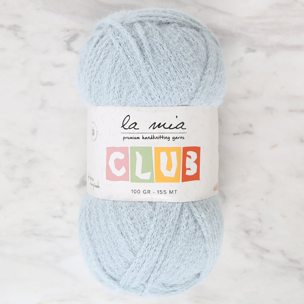 La Mia Club Hand Knitting Yarn  Light Blue - 617