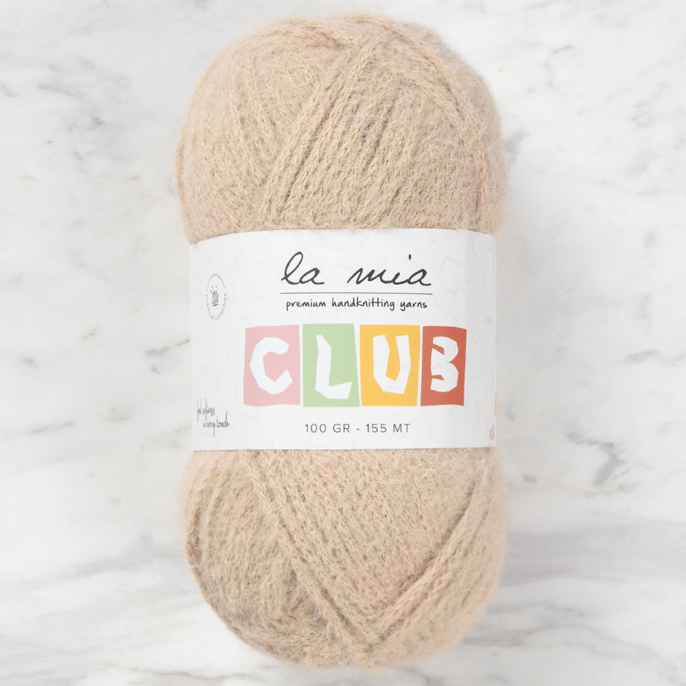 La Mia Club Hand Knitting Yarn Beige, 618