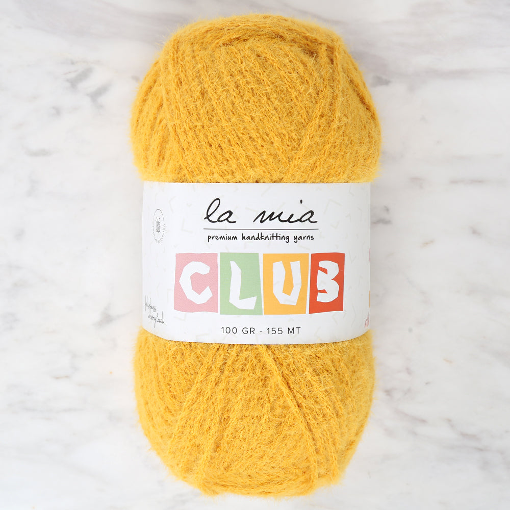 La Mia Club Hand Knitting Yarn Mustard - 619