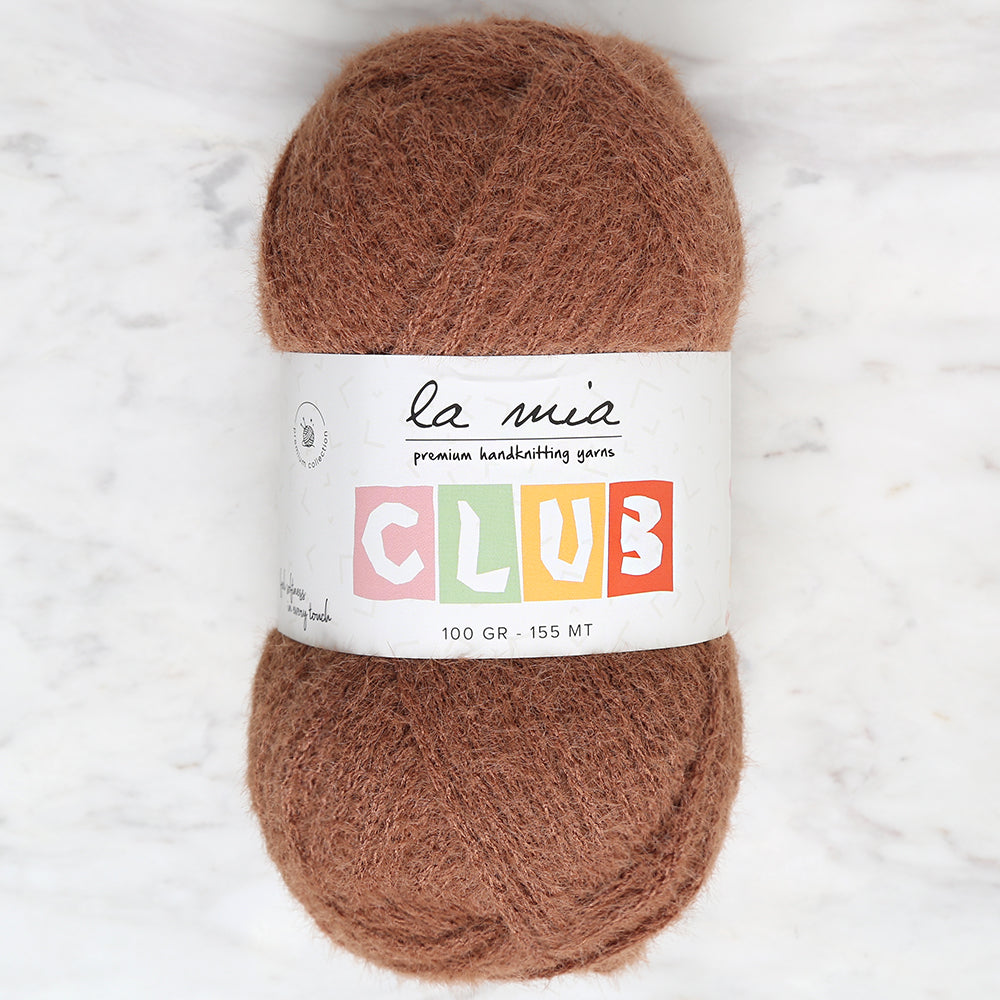 La Mia Club Hand Knitting Yarn Brown - 621