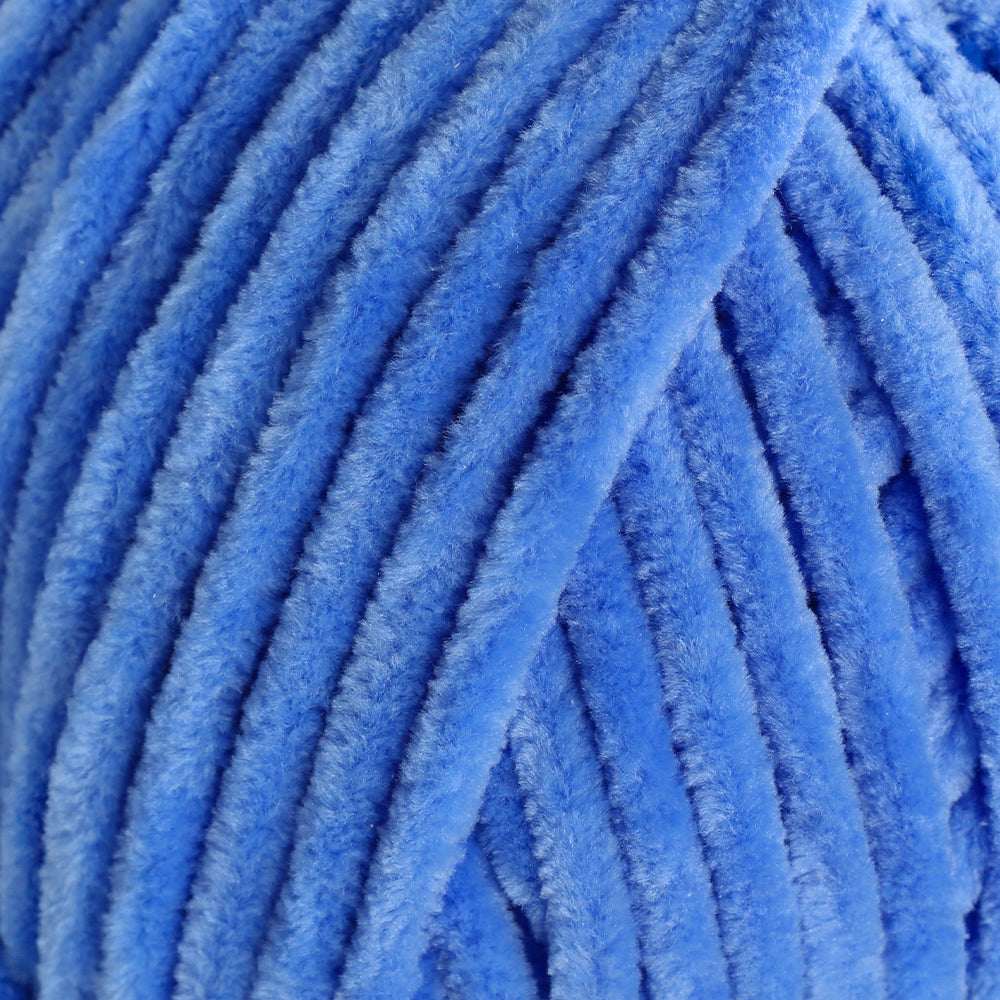 La Mia Mellow Chenille Yarn, Blue - 958