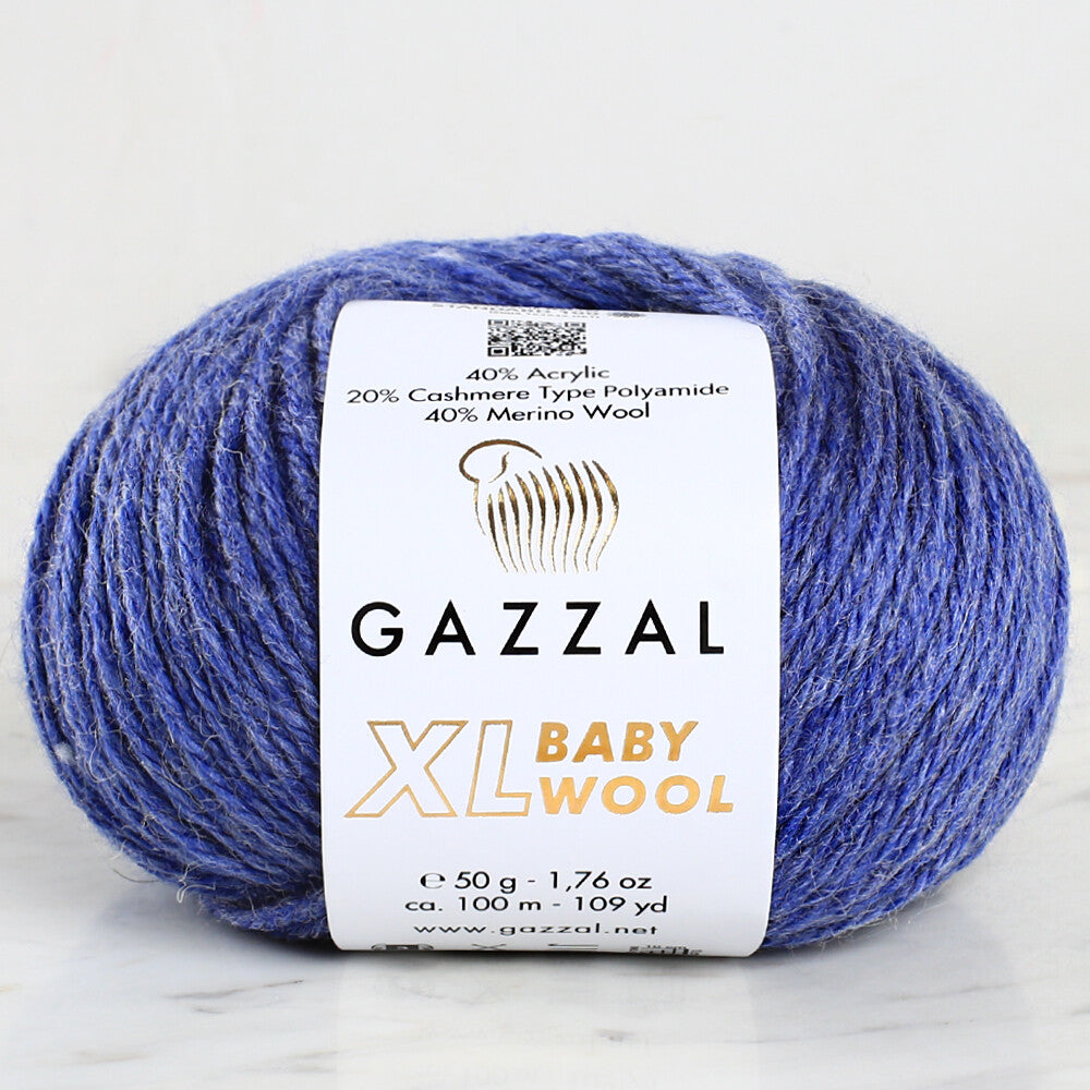 Gazzal Baby Wool XL Baby Yarn, Denim Blue - 844XL
