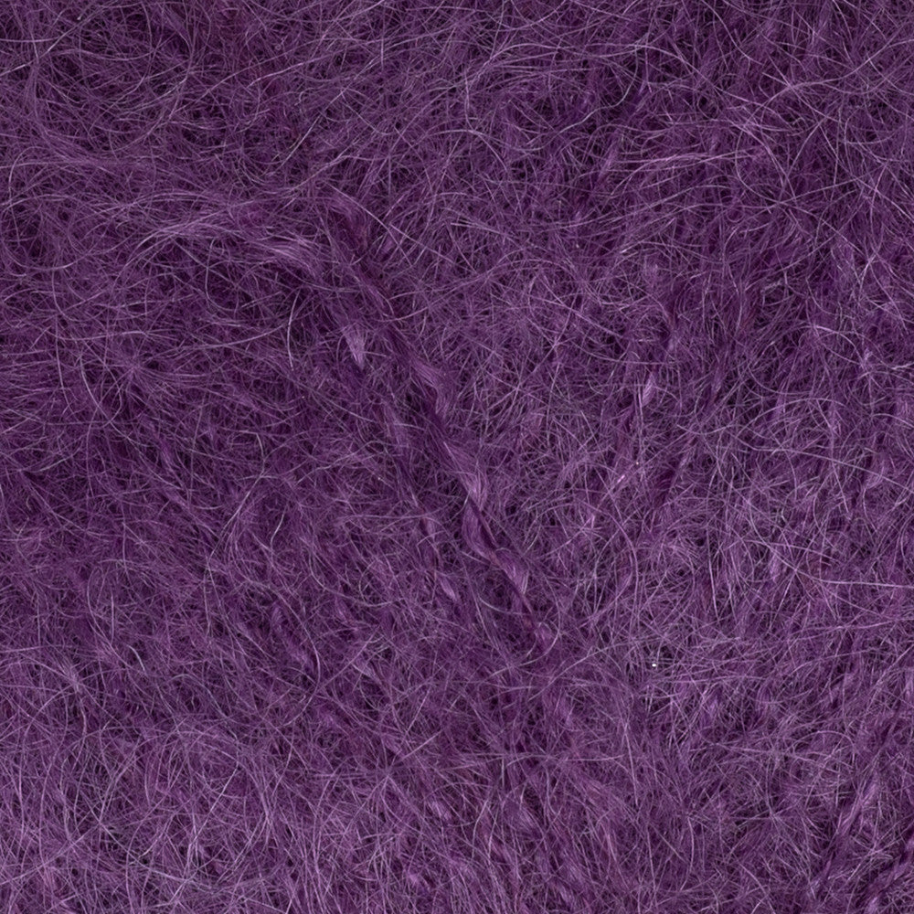 Gazzal Super Kid Mohair 25 Gr Knitting Yarn, Purple - 64410
