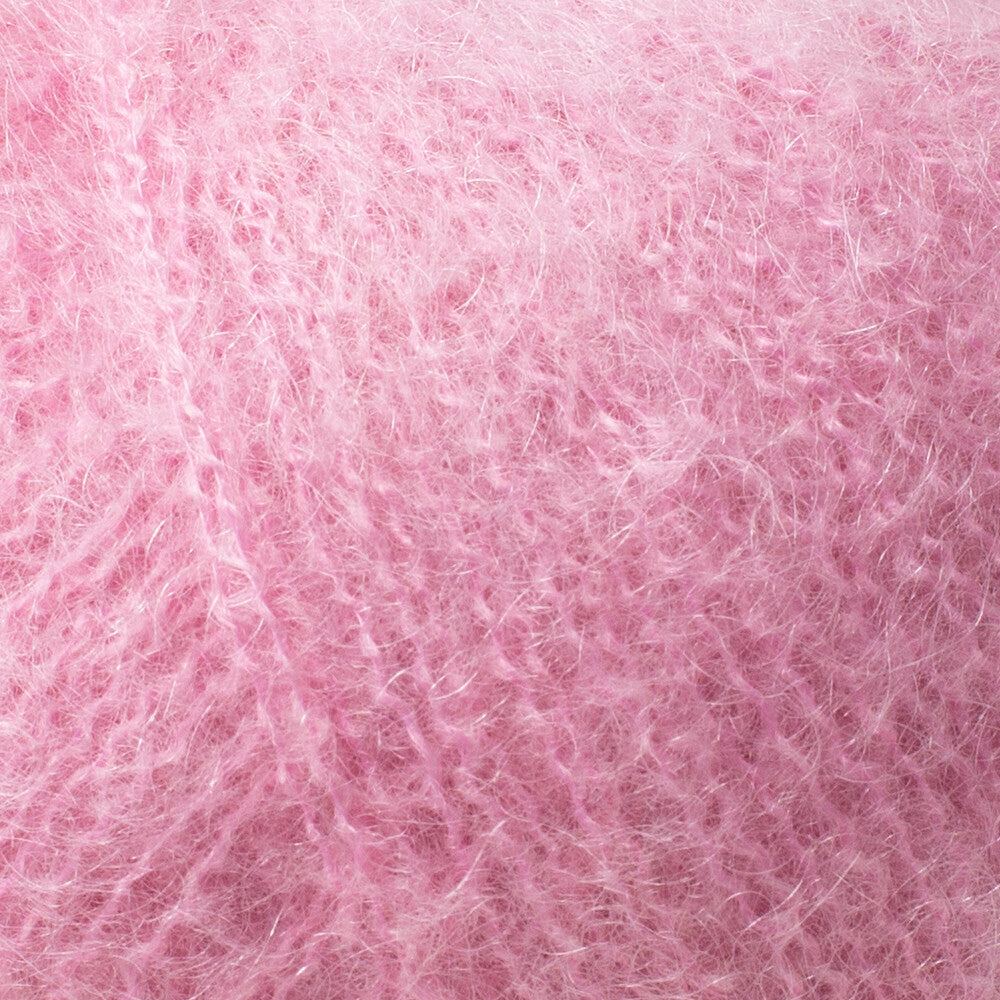 Gazzal Super Kid Mohair 25 gr Knitting Yarn, Pink - 64412