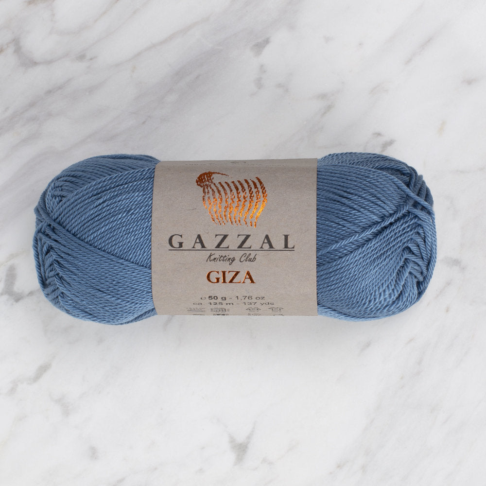 Gazzal Giza Yarn, Blue - 2479