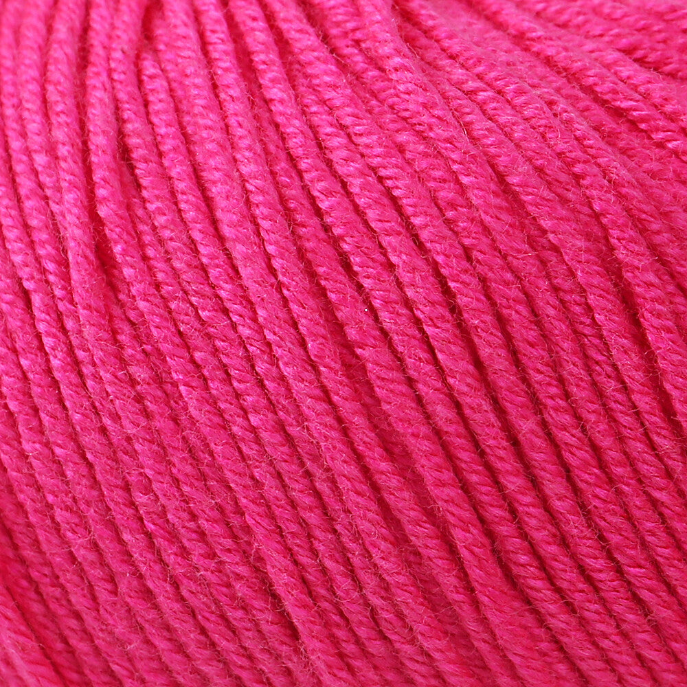 Gazzal Baby Cotton Knitting Yarn, Fuchsia- 3461