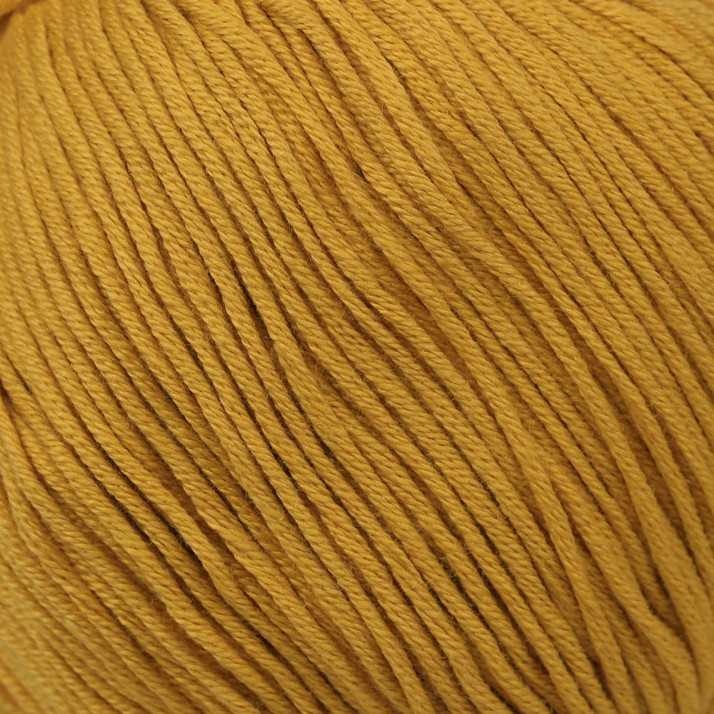 Gazzal Organic Baby Cotton Yarn, Mustard - 447