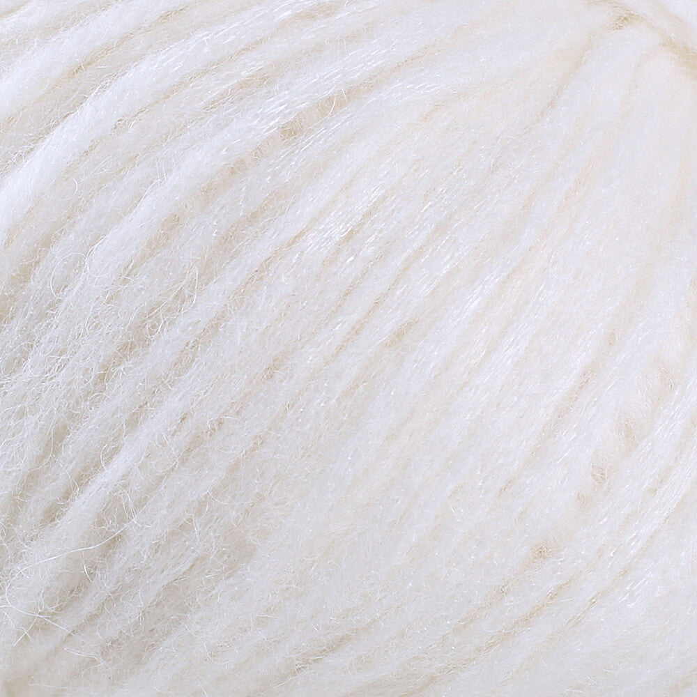 Gazzal Alpaca Air Knitting Yarn , Cream - C:70