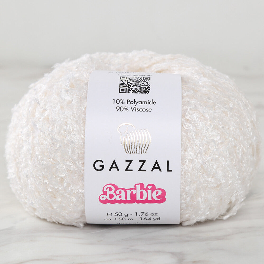 Gazzal Barbie Ecru Yarn - 10700