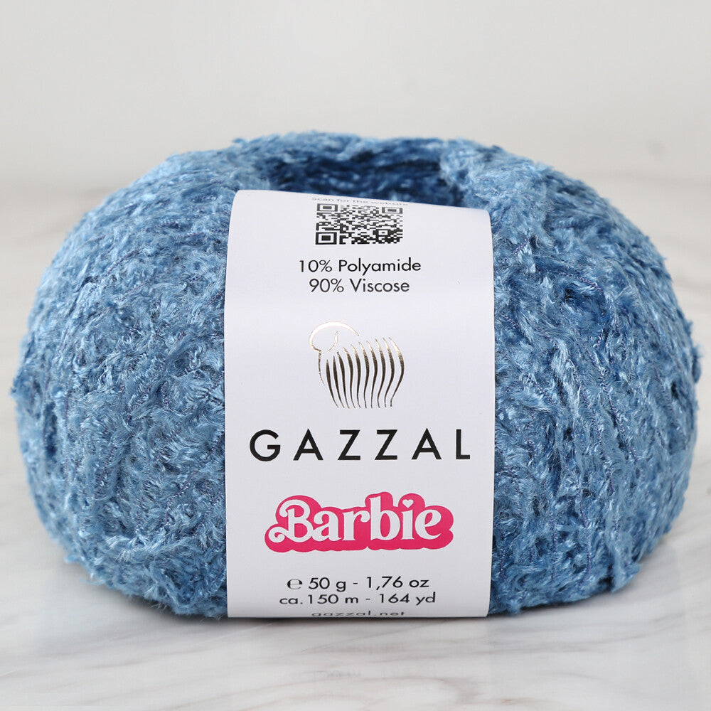 Gazzal Barbie Blue Yarn - 10724