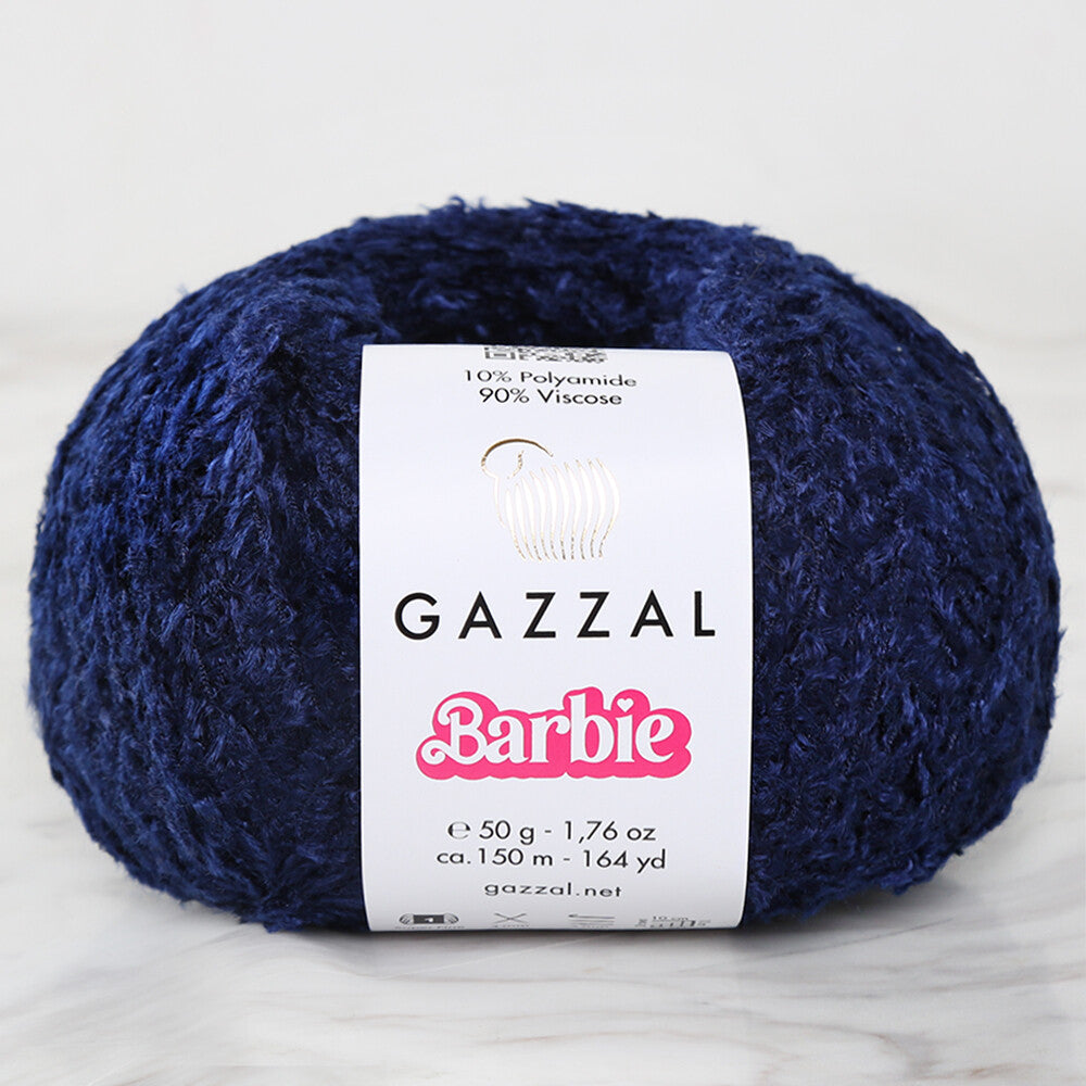 Gazzal Barbie Navy Blue Yarn - 10726