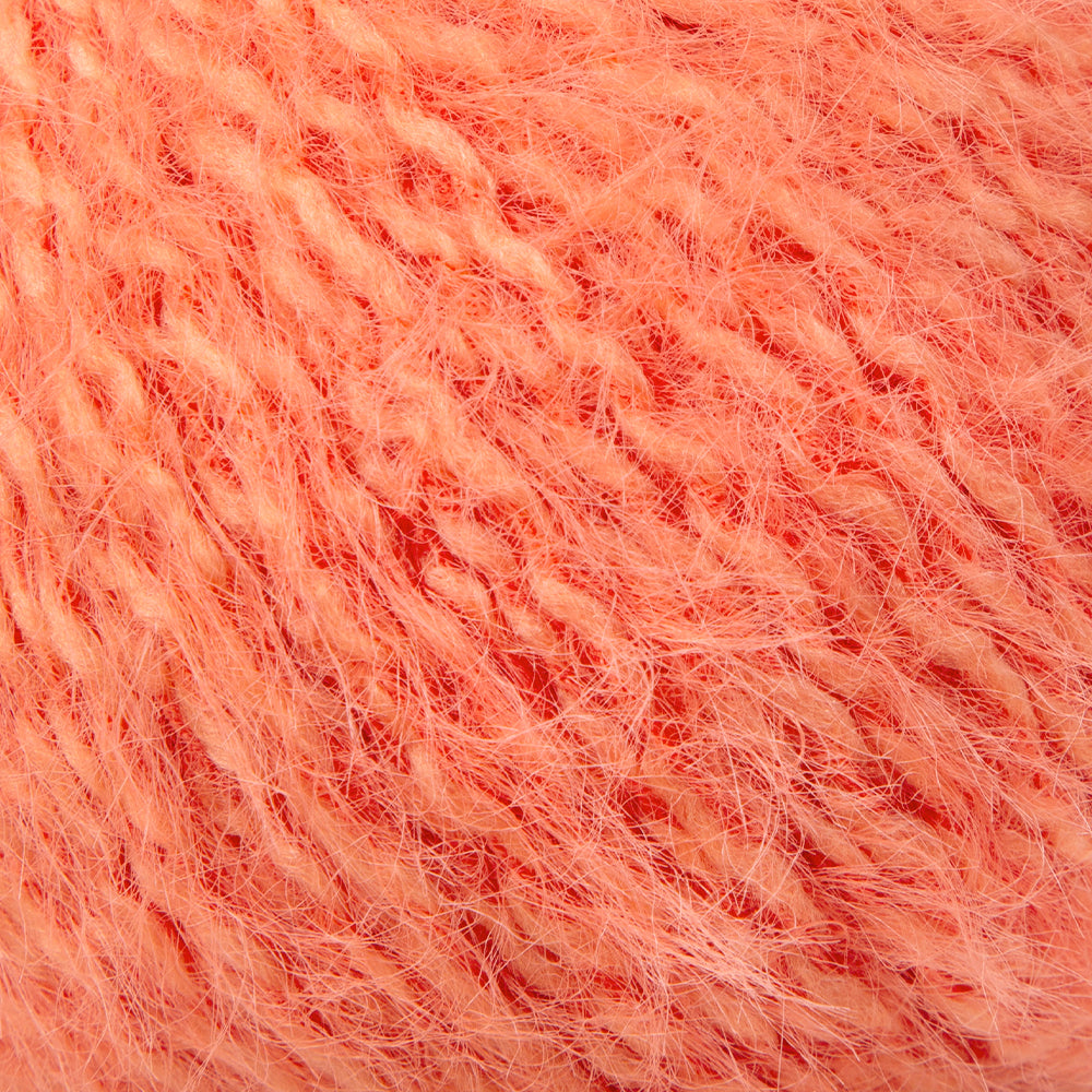Gazzal Teddy Hand Knitting Yarn, Orange - 6543