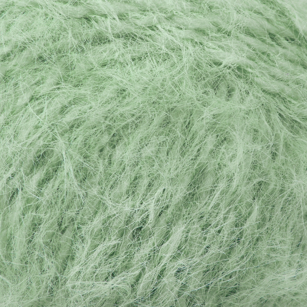 Gazzal Teddy Hand Knitting Yarn, Green - 6555