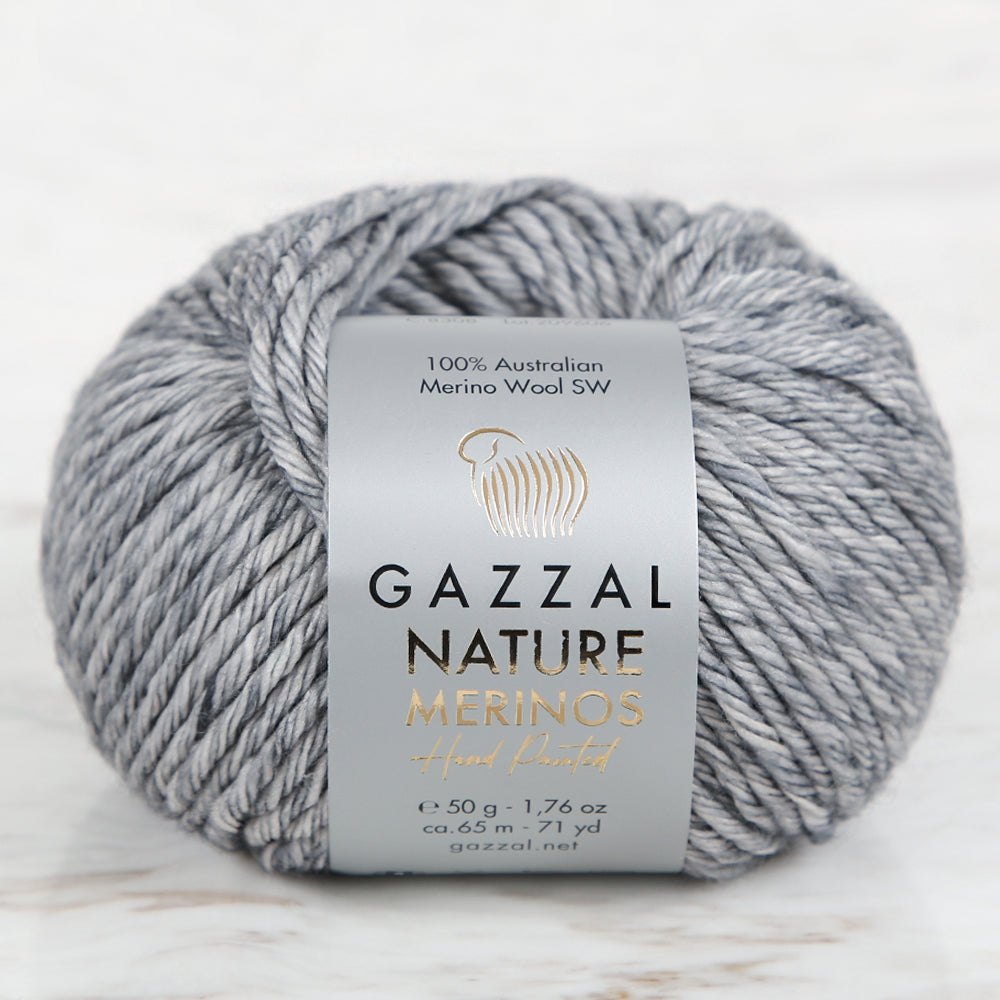 Gazzal Nature Merinos Hand Knitting Yarn,Powder -8308