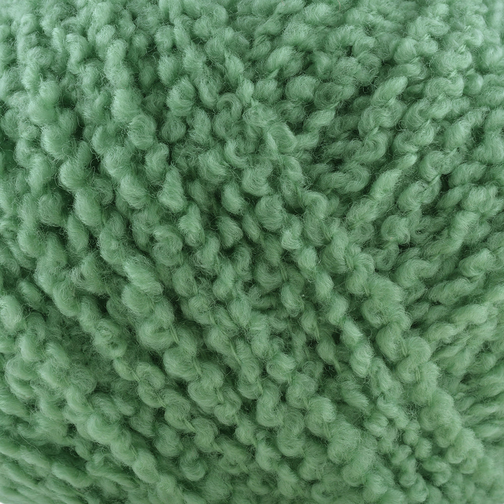 Gazzal Merino Boucle Hand Knitting Yarn, Green-3769