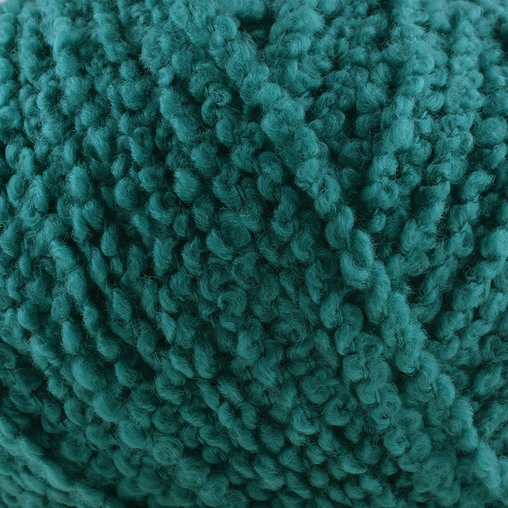 Gazzal Merino Boucle Hand Knitting Yarn, Green-3770